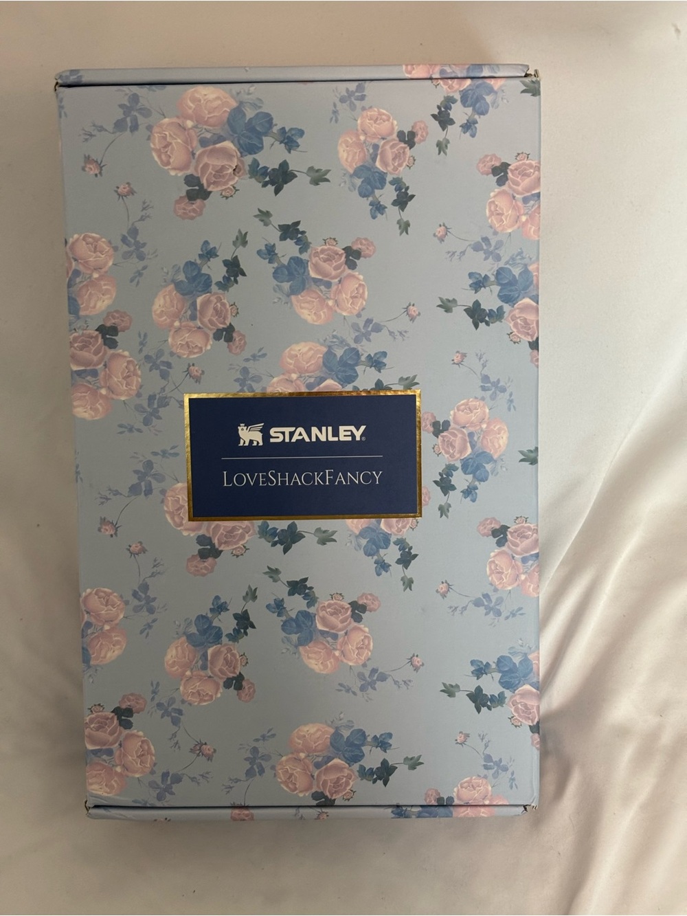LoveShack Fancy Stanley Floral - 40 ounce Tumbler and Straw Light Blue Floral